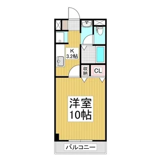サン・ラザール【1階】の間取り