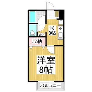 プルミエハイツA棟【2階】の間取り
