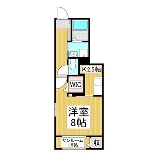 アルバーダ26A【1階】の間取り