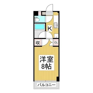 ヒューマンライフギブアンドギブB【2階】の間取り