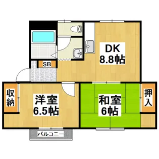 メゾニティオザワ【2階】の間取り