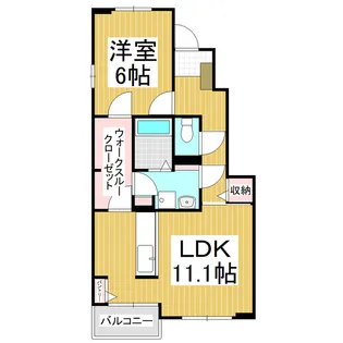 カーサ エテルナ Ⅰ【1階】の間取り