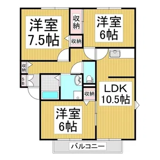 オリージャ寿【2階】の間取り