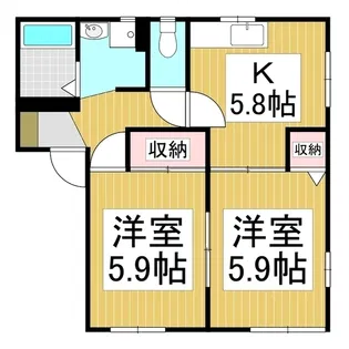 Forest Park C棟【1階】の間取り