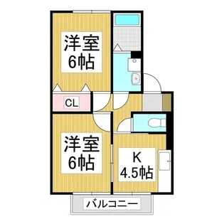 プロスパーT.O【2階】の間取り