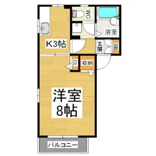 ディアスYK【1階】の間取り