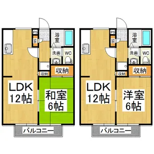 ツインヴィラ白川【2階】の間取り
