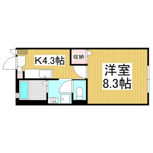 Dias METOBA【1階】の間取り