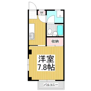 アパートメントハウスY【2階】の間取り