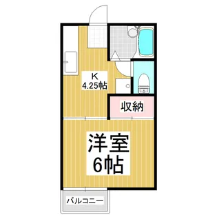 プレンティ友【2階】の間取り