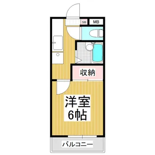 サンサイド7【105号室】の間取り