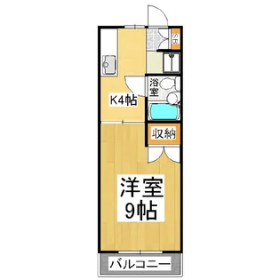 メゾン花岡【2階】の間取り