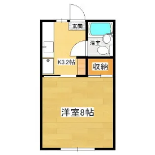 コーポ上原【2階】の間取り
