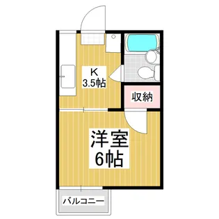 カーサ桐【2階】の間取り