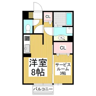 セジュール庄内C棟【1階】の間取り