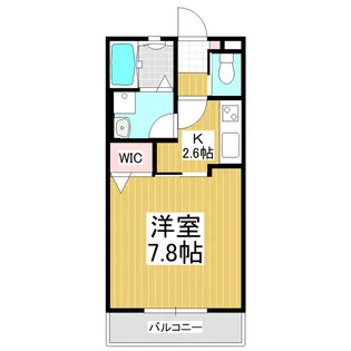 ウィズハイムのみぞ【2階】の間取り