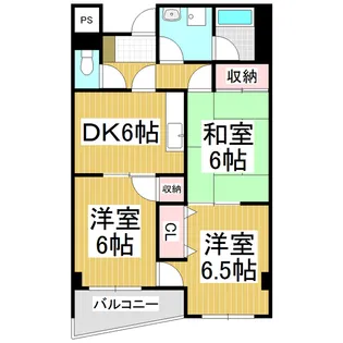 しるく・いち【7階】の間取り