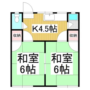 コーポヨコウチ【1階】の間取り