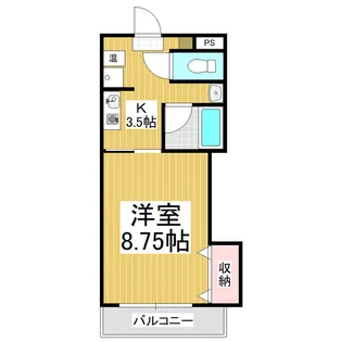 ガーデンハイツオリエンタル【3階】の間取り