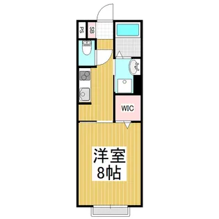 ウィズハイム沢村【2階】の間取り