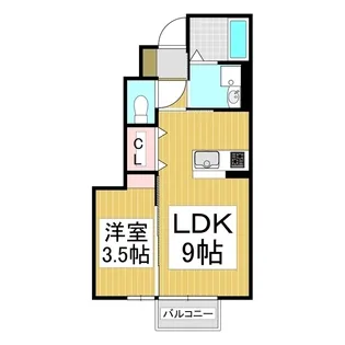 ソレイユ【1階】の間取り