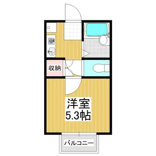 シャトレー渚【1階】の間取り