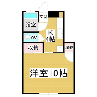 ゴールデンハイツ【1階】の間取り