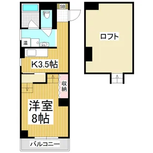 ガーデンハイツオリエンタル【2階】の間取り