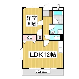 フォレストパーク内川【1階】の間取り