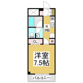 ニセンポストアイル【4階】の間取り