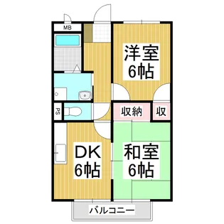 サープラスたちばな1【1階】の間取り