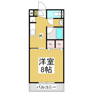ブリエアベニール【2階】の間取り