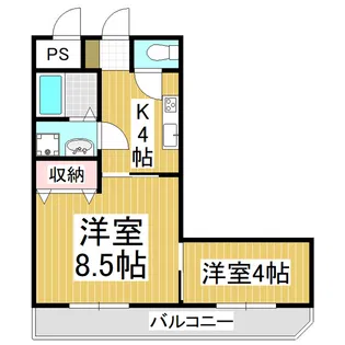 タクビル2【1階】の間取り