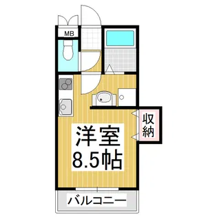 シェトワ江戸浜【3階】の間取り