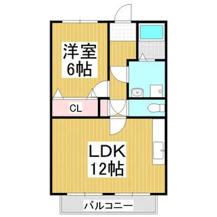 SurplusパープルFUJI【2階】の間取り