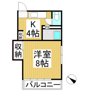 コーポ伊澤【2階】の間取り
