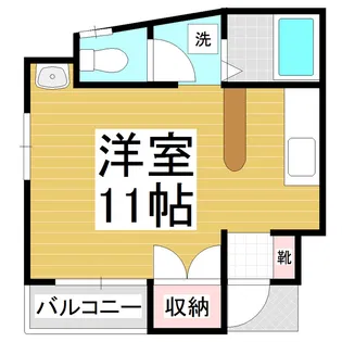 リアライズ高森【1階】の間取り