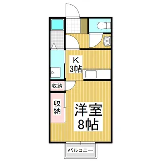 ドミール北方【1階】の間取り