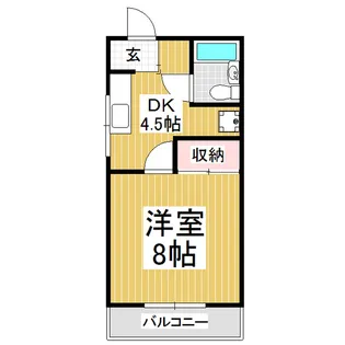 ドミール飯坂【2階】の間取り
