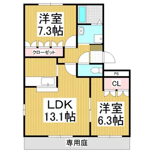 ルーエンハイム【2階】の間取り