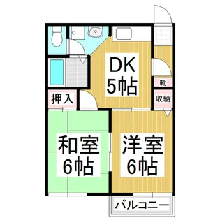 ファインパレス C【1階】の間取り