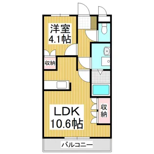 レジデンスワイズ【2階】の間取り