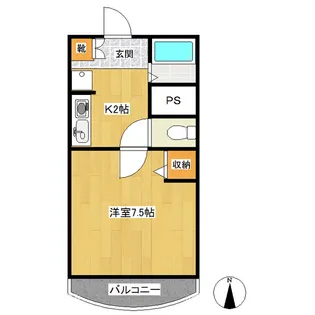 グリーンヒル飯田 C【1階】の間取り