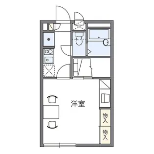 レオパレス wish【1階】の間取り