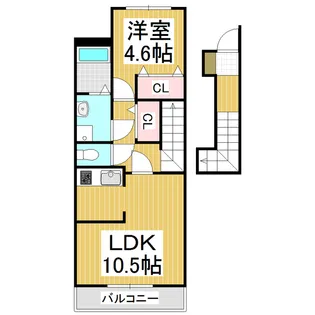 アネックス遥【2階】の間取り