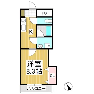 ガーデンハイム樗2番館【5階】の間取り