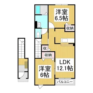 セイ・プリムローズ【2階】の間取り