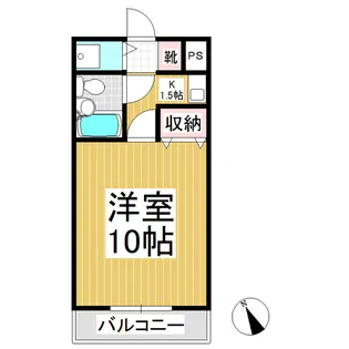 シェトワ鷹羽【3階】の間取り