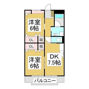 Plum Garden【3階】の間取り