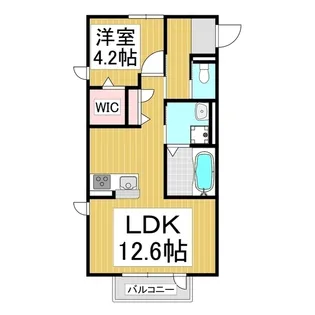 Riverain北【1階】の間取り